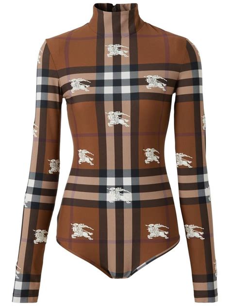 burberry bodysuit|long sleeve burberry bodysuit.